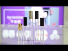 BLP17 15ml đường kính 17mm kim loại hóa chai thủy tinh vàng hồng với quả bóng vàng thật và nắp nhôm.