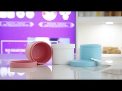 SRSG2 100g Hỗn tùy chỉnh màu sắc Plastic Cream Jar PP PCR