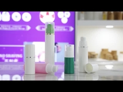 A024 chai màu trắng và nắp màu trắng với đường bạc chai không khí PP cho kem huyết thanh