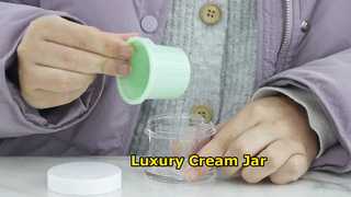 J101 50g 100g 240g Luxury Empty Facial Cream Jar Container Bao bì mỹ phẩm có thể thay thế